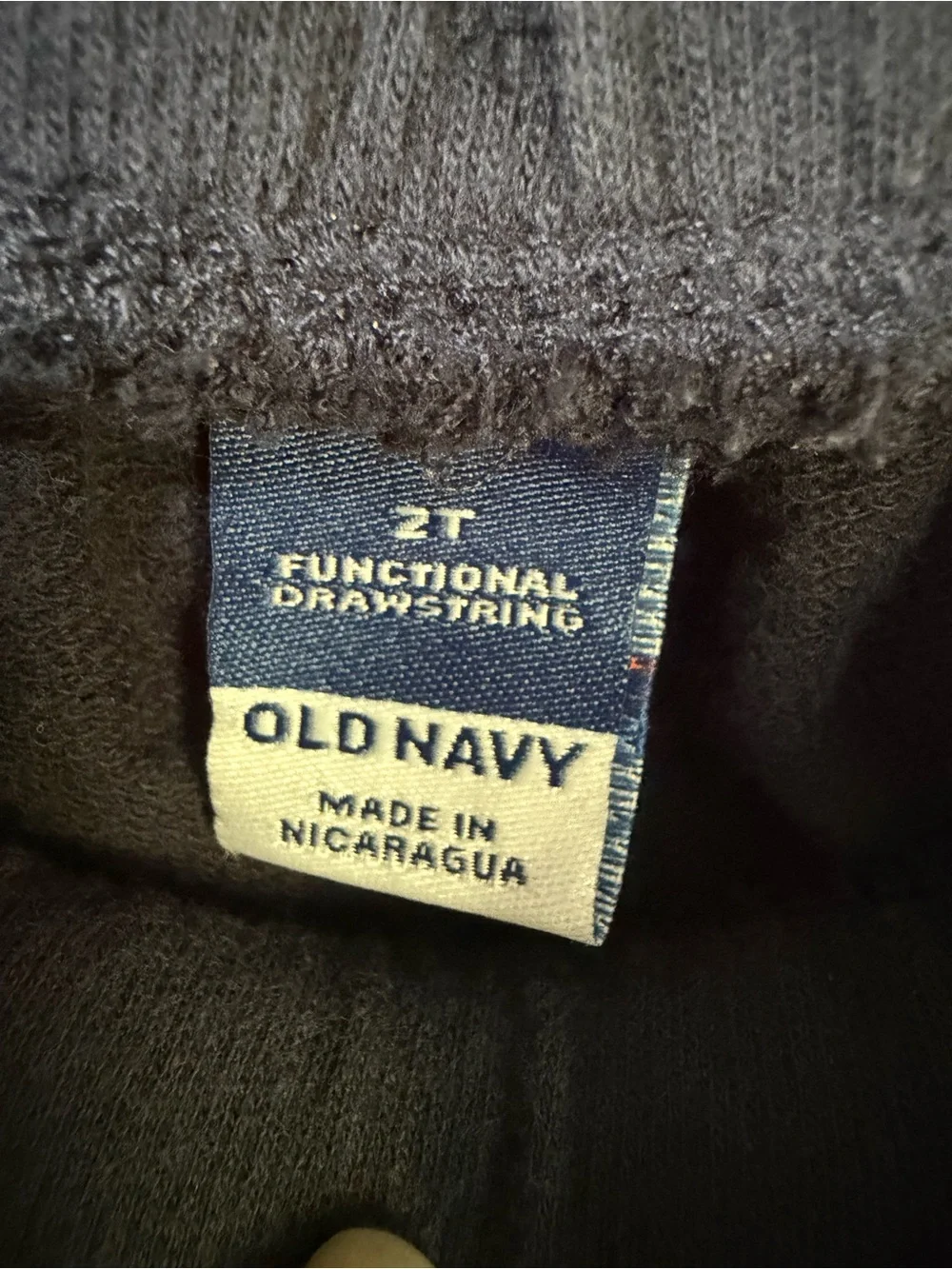 Old Navy Navy Blue Kids Drawstring Jogger Sweatpants